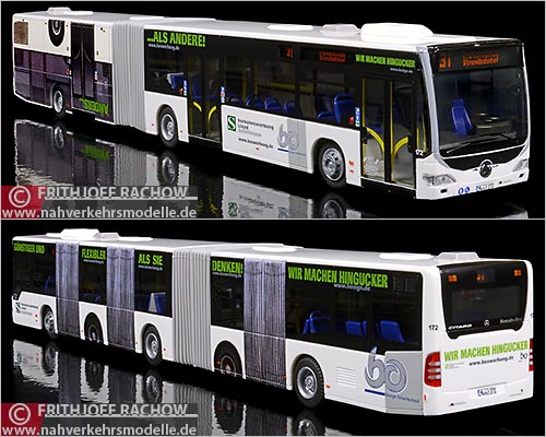 Rietze Bus-Sondermodell Mercedes-Benz O 530 Citaro G E 4 Facelift Lbeck Travemnder Verkehrsgesellschaft m b H L V G