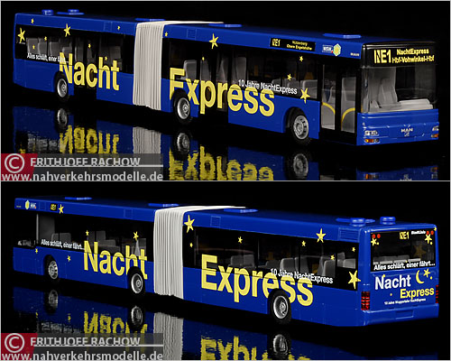 Rietze MAN NG WSW Wuppertal Modellbus Busmodell Modellbusse Busmodelle