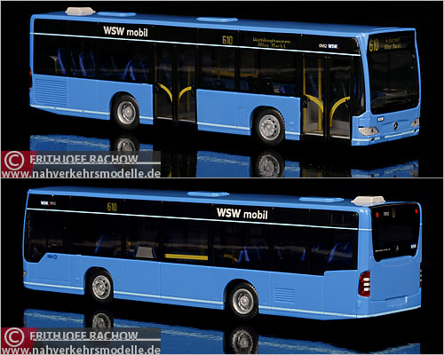 Rietze MB O530 Citaro K WSW Wuppertal Modellbus Busmodell Modellbusse Busmodelle