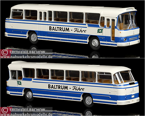 Brekina Magirus 150R Fhre Baltrum Modellbus Busmodell Modellbusse Busmodelle