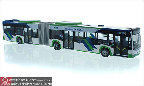 Rietze Busmodell Artikel 73631 Mercedes-Benz Citaro G 2015 Hybrid Hagener Straenbahn