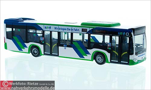 Rietze Busmodell Artikel 73454 Mercedes-Benz Citaro 2015 Hybrid Hagener Straenbahn