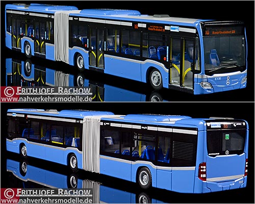 Rietze Busmodell Artikel 73637 Mercedes-Benz Citaro G C 2 2015 Mnchner Verkehrsgesellschaft