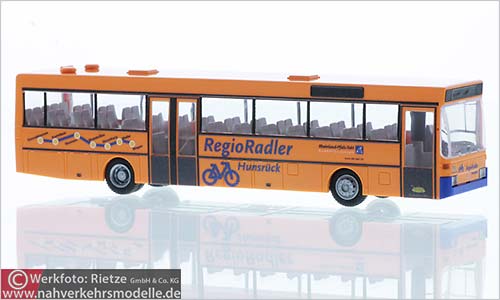Rietze Busmodell Artikel 71827 Mercedes-Benz O 407 Stemmler Bus Fahrradbus Regio Radler Hunsrck