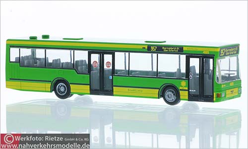 Rietze Busmodell Artikel 75022 M A N N L 202 2 Stoag Oberhausen