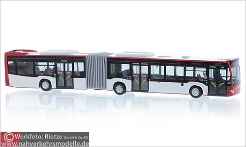 Rietze Busmodell Artikel 73671 Mercedes-Benz Citaro G 2015 Mrkische Verkehrsgesellschaft Ldenscheid